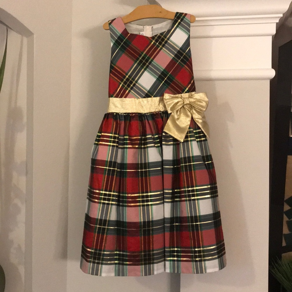 Bonnie Jean Plaid Christmas Dress